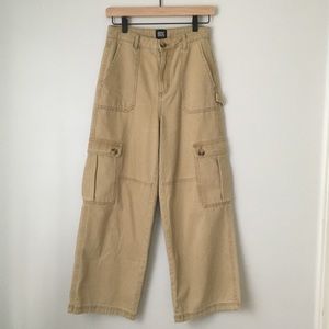 Urban Outfitters BDG Wide Leg Khaki Cargo Pants